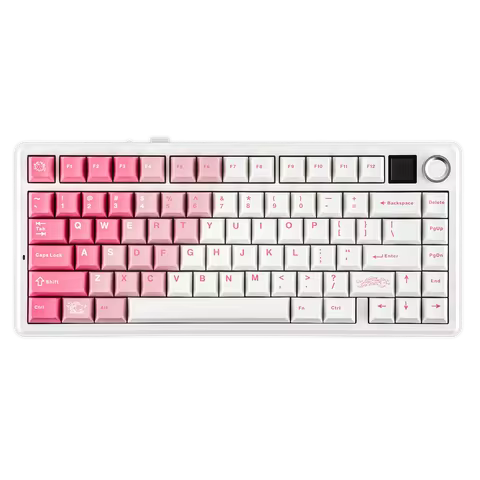 EPOMAKER X AULA F75 MAX 75% ANSI US Layout Tri-mode Wireless Mechanical Gaming Keyboard with Metal K