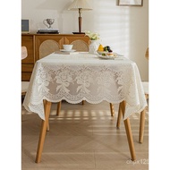 Lace pvc Waterproof Tablecloth Tablecloth Atmosphere Table Square Square Feel Oil-Free Disposable Ta