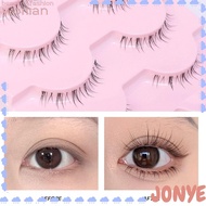 JONY Lower Eyelashes,  Band Manga Bottom Under Eye Lashes, Handmade Soft Korean Makeup Natural Manga