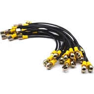 WE  63MPa 16.4FT Hydraulic Pressure Test Hose Female Liquid Hydraulic Test Hose Black End Gauge Conn