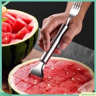 [doverywell]   Watermelon Cutter Slicer Tool 2-in-1 Watermelon Fork Slicer Cutter – Double-headed Tr