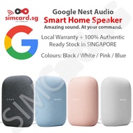 Google Nest Audio - Smart Home Speaker with Warranty - SG Set with Safety Mark [Black/White] / US Set [Blue/Pink/Green]