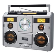 Studebaker Sound Station Portable Stereo Boombox with Bluetooth/CD/AM-FM Radio/Cassette Recorder (Si
