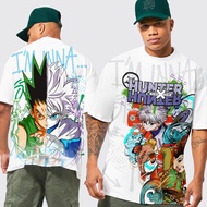 Uniq tees Anime Random Heroes White back to back design T shirt Oversize Unisex Tees FF34083