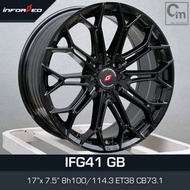 AD 17 inch 7.5JJ 4X100 4X114.3 ET38 ORI CAR SPORT RIMS WHEELS IFG41
