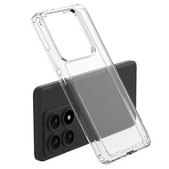 LeReach Ốp lưng Xiaomi 14T/14T Pro Case Slim Minimalist Transparent Camera Protection Shockproof Bac