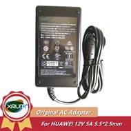 Genuine HW-120500TID AC Adapter Charger 12V 5A For HUAWEI CloudLink Bar 300 500 Power Supply