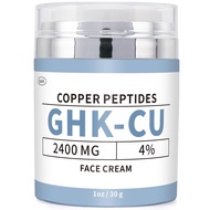 Krim Muka Peptida Tembaga QUBIT GHK-Cu – Pelembap Peptida 4% untuk Garis Halus, Kedutan, Menganjalka
