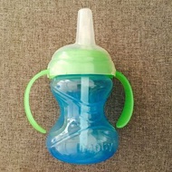 NUBY卡拉雙耳彈性吸管杯240ml