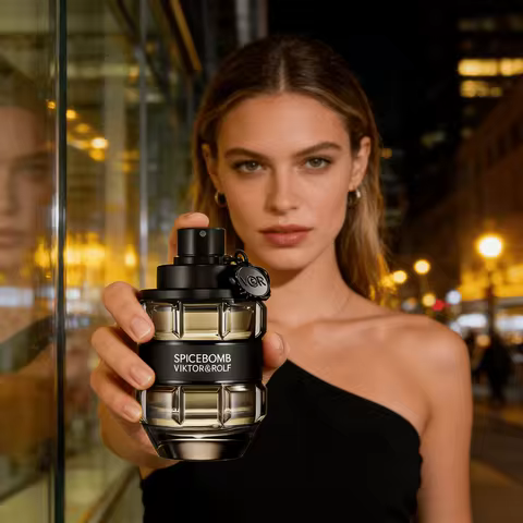 Viktor & Rolf Boom! Men's Perfume - Spicy Wood Mixed With Amber and Vanilla, 3.4 Ounces, Lasting Fra