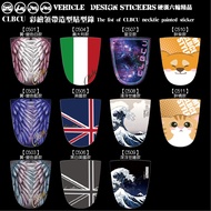 [Tough Guy Six-Wheel Boutique] SYM CLBCU 125 Hummingbird CLBCU125 Tie Styling Sticker Protector (Ver