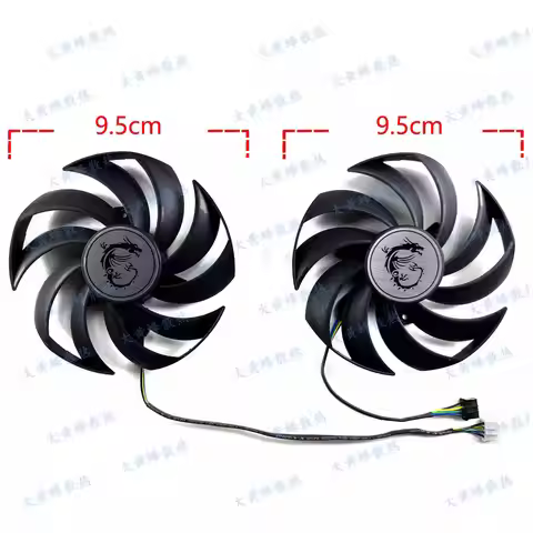 The New Cooling Fan for MSI RTX3050 RTX3060 RTX3060ti GAMING X Video Card
