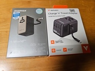 MOMAX VERBATIM 旅行 插頭 插蘇 火牛 充電器 Gan 快充