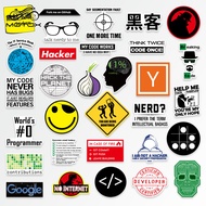 [Taiwan Shipment] Hacker Programming Language Programmer Laptop Sticker Tablet Phone Guitar Waterpro