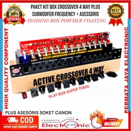 Paket Kit Box Crossover  3way / 4way Plus Subwoofer Frequency + Asessoris