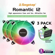 Segotep Fan Casing Romantic 12 ARGB 3in1 1200RPM With Remote Controller