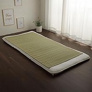 Ikehiko #7418909 Igrass Sheet Bed Pad Hazuki Single, Approx. 34.6 x 70.9 inches (88 x 180 cm), Blue,