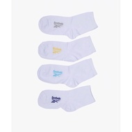 Reebok 4pairs Unisex QUARTER Socks - Multicolor