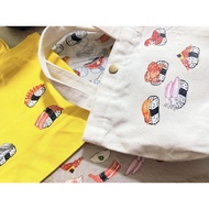Screen Printing Stickers Clothing Sushi Collection Bag