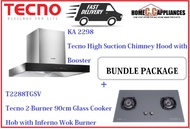 TECNO HOOD AND HOB FOR BUNDLE PACKAGE ( KA 2298 &amp; T 2288TGSV ) / FREE EXPRESS DELIVERY