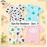 ️READY STOCK️Baby one piece short sleeve newborn baby creeper baby romper short sleeve baju bayi baj