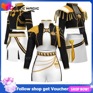 KPop Demon Hunter Cosplay Costume - Child & Adult Sizes with Coat, T-Shirt, Pants, Epaulette Set