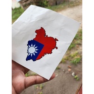 Sticker Flag Taiwan (1pcs)