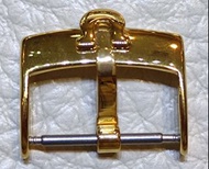 鋼包黃金 OMEGA 18M 皮帶錶扣