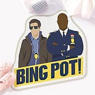 Allenjoy 29.6" x 31.3" Police Partners Bathroom Rugs Badge and Uniform Mat Bathmat Rug Non Slip Wash