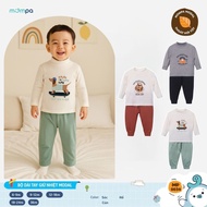 Thin long-sleeved Mompa baby boy outfit 6 months - 3 years old Modal fabric MP 0034