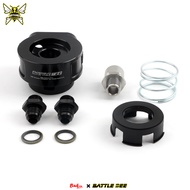 Oil Cooler Sandwich Plate Adapter For Volkswagen Audi MK5 MK6 TSI EA111 1.4T Engine Oil Cooler Filte