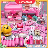 【24H】73PCS Doctor Toys for Kids Doctor Pretend Play Set Children Medical Dentist Tools Stethoscope E