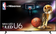 Hisense 65-Inch Class U6 Series Mini-LED ULED 4K UHD Google Smart TV (65U6N, 2024 Model) - QLED, Mot