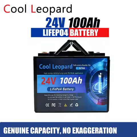 32700 24V 100Ah LIFEPO4 Battery Is Integrated with BMS 200A for Solar External Rechargeable Network 