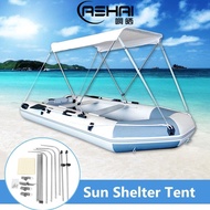 ASHAI Inflatable Boat Kayak Accessories Fishing Sun Shade Rain Canopy Kayak Kit Sailboat Awning Top Cover Boat Shelter