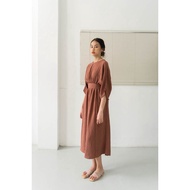 PAFON Alana Dress - Brown