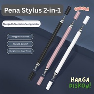 Copiola - 2-in-1 Universal Stylus Pen tablet hp Microfiber Head Touch Drawing Pen