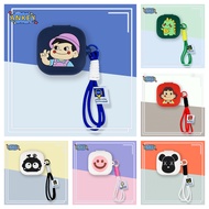 Case for EarFun Air Pro 4i Protective silicone TW230 Cute little girl Cartoon Covers Bluetooth Earph