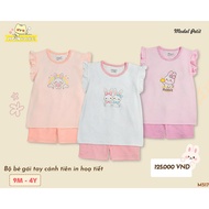 MUNBABE petit modal baby girl's tank top outfit for babies from 9 months to 4 years old