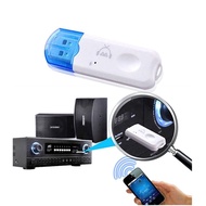 USB Bluetooth receiver wireless car audio adapter speaker USB small blue cap 5.0 Bluetooth receiver