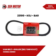 Van Belt Plus Roller (Belt Drive Kit) Honda Genio / BEAT K1A Original AHM Scoopy K2F/ – 23100-K0J-BA