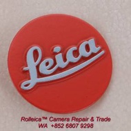 Red Leica Roundel logo M6 M7 etc. [brand new Authenticate Leica parts] 全新原...
