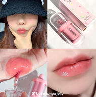 Son thạch tint bóng thuần chay Amuse Jel Fit Tint màu 01 03 05 06 11 12 38g Căng mọng Hot trend