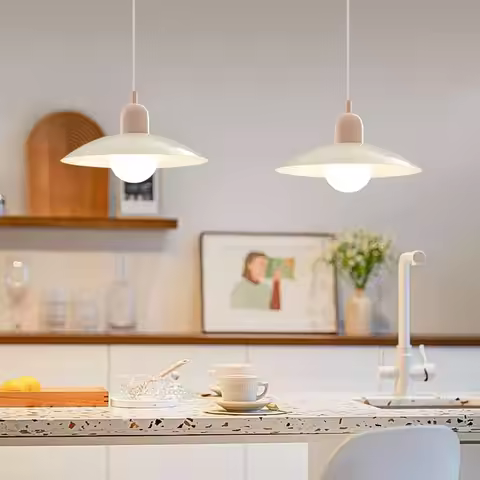 Nordic Minimalist Macron Restaurant Chandelier Bedroom Lighting Fixture Study Reading Lamp Store Clo