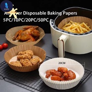 BF 50pcs 20cm Air Fryer Disposable Baking Paper Pad Food Grade Oil Proof Non-stick Paper Tray - OLO