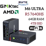 GMKtec M6 ULTRA AMD Ryzen 5 7640HS Windows Mini PC 64GB DDR5 RAM 4TB SSD Computer Gaming PC Gaming