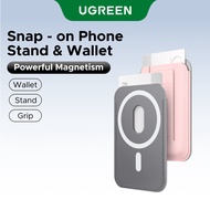 UGREEN Snap-on Phone Stand & Wallet Powerful Magnetism Android/iPhone Universal