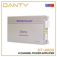DANTY DT-460S | 4 Channel Power Amplifier | Original DANTY Car Amplifier 4CH Power Amp 4 Channel Amp for Speaker Woofer