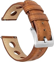 Barton Racing & Rally Horween Leather Straps with Integrated Quick Release Spring Bars - Standard Le