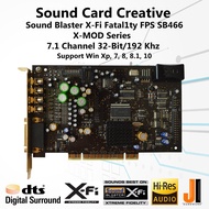 Sound Card Creative Sound Blaster X-Fi Fatal1ty FPS SB0466 X-MOD 7.1 Channel (PCI) มือสอง